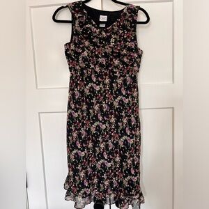 Talbots kids (young adult) v-neck ruffled floral dress